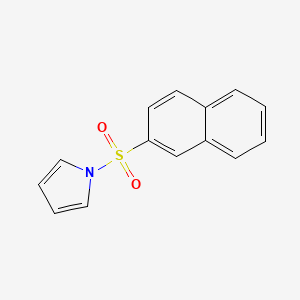 molecular formula C14H11NO2S B10976818 1-(2-Naphthylsulfonyl)-1H-pyrrole 