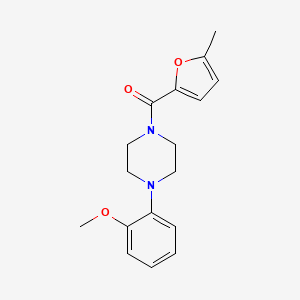 molecular formula C17H20N2O3 B10976833 [4-(2-Methoxyphenyl)piperazin-1-yl](5-methylfuran-2-yl)methanone 