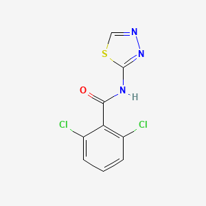 molecular formula C9H5Cl2N3OS B10976918 2,6-dichloro-N-(1,3,4-thiadiazol-2-yl)benzamide 