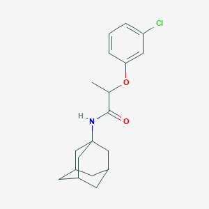 molecular formula C19H24ClNO2 B10977187 N-(Adamantan-1-YL)-2-(3-chlorophenoxy)propanamide 