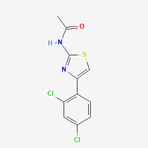 molecular formula C11H8Cl2N2OS B10978033 N-[4-(2,4-dichlorophenyl)-1,3-thiazol-2-yl]acetamide 