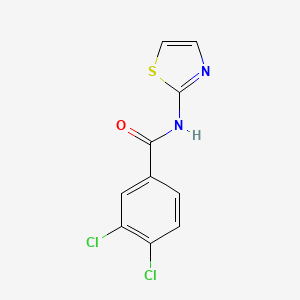 molecular formula C10H6Cl2N2OS B10978087 3,4-dichloro-N-(1,3-thiazol-2-yl)benzamide CAS No. 50350-38-4