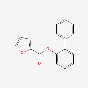 molecular formula C17H12O3 B10978376 Biphenyl-2-yl furan-2-carboxylate 