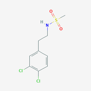 molecular formula C9H11Cl2NO2S B10978435 N-[2-(3,4-dichlorophenyl)ethyl]methanesulfonamide 