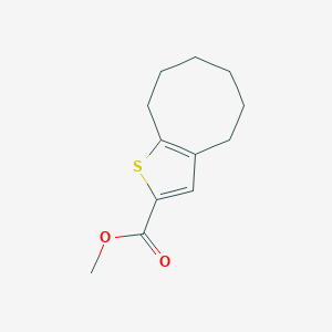 molecular formula C12H16O2S B10978523 Methyl 4,5,6,7,8,9-hexahydrocycloocta[b]thiophene-2-carboxylate 