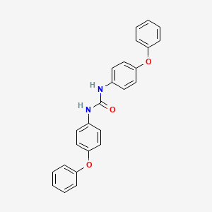 molecular formula C25H20N2O3 B10978543 1,3-Bis(4-phenoxyphenyl)urea CAS No. 105482-59-5