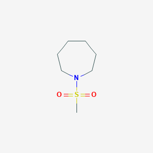 molecular formula C7H15NO2S B10978665 1-(Methylsulfonyl)azepane 