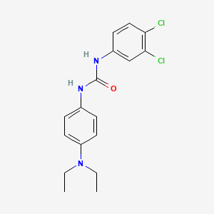 molecular formula C17H19Cl2N3O B10978778 1-(3,4-Dichlorophenyl)-3-[4-(diethylamino)phenyl]urea 