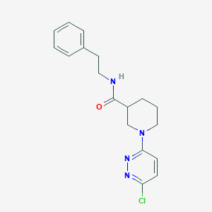 molecular formula C18H21ClN4O B10978870 1-(6-chloropyridazin-3-yl)-N-(2-phenylethyl)piperidine-3-carboxamide 