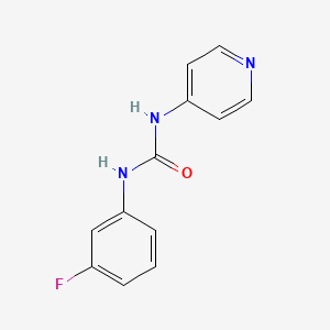 molecular formula C12H10FN3O B10978957 1-(3-Fluorophenyl)-3-pyridin-4-ylurea 