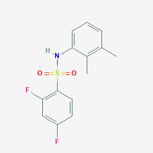 molecular formula C14H13F2NO2S B10978977 N-(2,3-dimethylphenyl)-2,4-difluorobenzenesulfonamide 