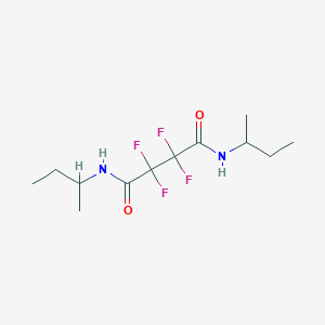 molecular formula C12H20F4N2O2 B10979115 N,N'-di(butan-2-yl)-2,2,3,3-tetrafluorobutanediamide 