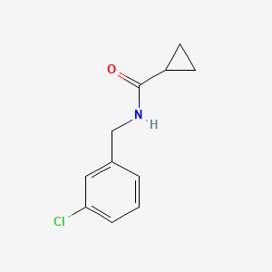molecular formula C11H12ClNO B10979888 N-(3-chlorobenzyl)cyclopropanecarboxamide 