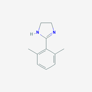 molecular formula C11H14N2 B010980 2-(2,6-dimethylphenyl)-4,5-dihydro-1H-imidazole CAS No. 101692-30-2