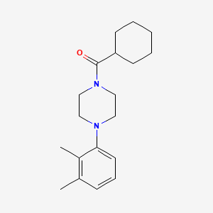 molecular formula C19H28N2O B10980274 Cyclohexyl[4-(2,3-dimethylphenyl)piperazin-1-yl]methanone 