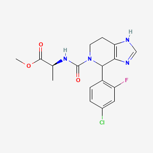 molecular formula C17H18ClFN4O3 B10980291 methyl N-{[4-(4-chloro-2-fluorophenyl)-1,4,6,7-tetrahydro-5H-imidazo[4,5-c]pyridin-5-yl]carbonyl}-L-alaninate 