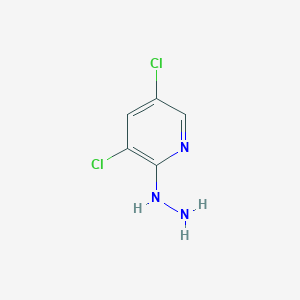 molecular formula C5H5Cl2N3 B010981 3,5-Dichloro-2-hydrazinylpyridine CAS No. 104408-23-3