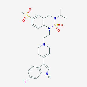 molecular formula C26H31FN4O4S2 B109817 LY393558 CAS No. 271780-64-4