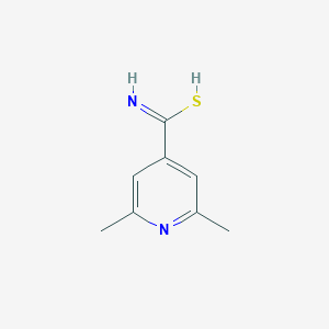 molecular formula C8H10N2S B109827 2,6-Dimethyl-4-pyridinecarbothioamide CAS No. 80653-65-2