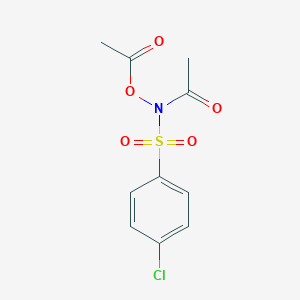 molecular formula C10H10ClNO5S B109838 N-Acetyl-N-acetoxy-4-chlorobenzenesulfonamide CAS No. 142867-52-5