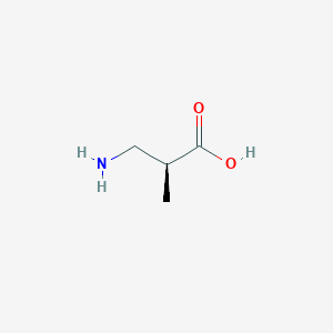molecular formula C4H9NO2 B109841 (S)-3-amino-2-methylpropanoic acid CAS No. 4249-19-8