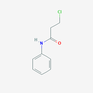 molecular formula C9H10ClNO B109852 3-Chloro-N-phenylpropanamide CAS No. 3460-04-6