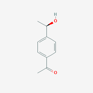 Ethanone, 1-[4-[(1R)-1-hydroxyethyl]phenyl]-(9CI)