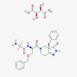 molecular formula C32H41N5O10 B109908 Capromorelin tartrate CAS No. 193273-69-7