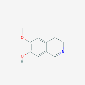 molecular formula C10H11NO2 B109909 7-Hydroxy-6-methoxy-3,4-dihydroisoquinoline CAS No. 4602-73-7