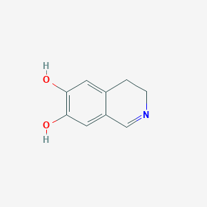 molecular formula C9H9NO2 B109912 3,4-Dihydro-6,7-isoquinolinediol CAS No. 4602-83-9