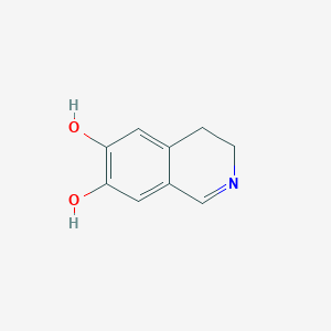 molecular formula C9H9NO2 B109912 3,4-Dihydroisoquinoline-6,7-diol CAS No. 4602-83-9