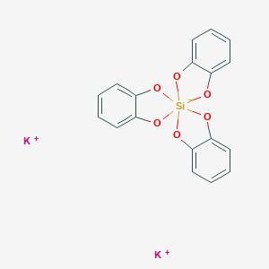 molecular formula C18H12K2O6Si B010993 Dipotassium tris(1,2-benzenediolato-O,O')silicate CAS No. 101519-13-5