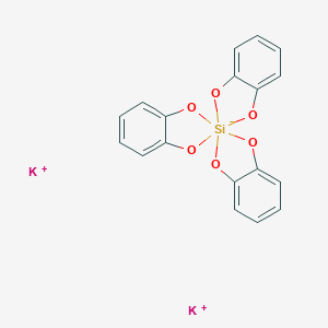 molecular formula C18H12K2O6Si B010993 Dipotassium tris(1,2-benzenediolato-O,O)silicate CAS No. 101519-13-5