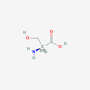 (2S)-2-Amino-3-hydroxy(213C)propanoic acid
