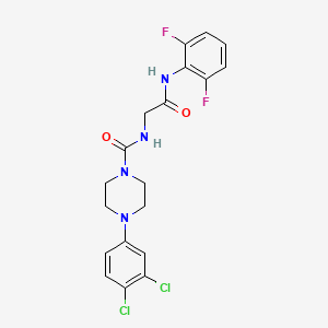 molecular formula C19H18Cl2F2N4O2 B10994920 C19H18Cl2F2N4O2 