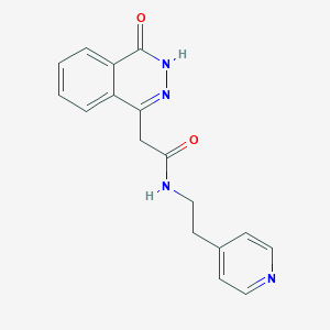 molecular formula C17H16N4O2 B10995118 2-(4-hydroxyphthalazin-1-yl)-N-[2-(pyridin-4-yl)ethyl]acetamide 