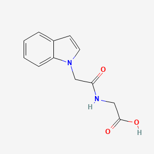 molecular formula C12H12N2O3 B10995996 N-(1H-indol-1-ylacetyl)glycine 