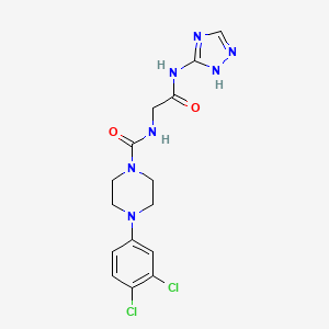 molecular formula C15H17Cl2N7O2 B10996794 C15H17Cl2N7O2 