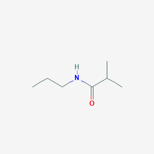 molecular formula C7H15NO B010999 Propanamide, 2-methyl-N-propyl CAS No. 108122-11-8