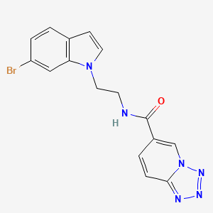 molecular formula C16H13BrN6O B11001646 C16H13BrN6O 