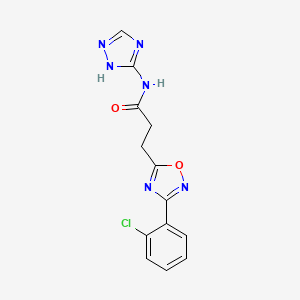 molecular formula C13H11ClN6O2 B11002420 C13H11ClN6O2 