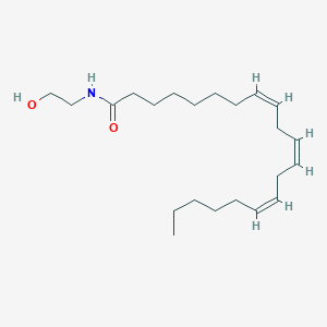 molecular formula C22H39NO2 B110060 (8Z,11Z,14Z)-N-(2-hydroxyethyl)icosa-8,11,14-trienamide CAS No. 150314-34-4