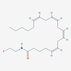 molecular formula C22H36FNO B110076 Arachidonoyl 2'-fluoroethylamide CAS No. 166100-37-4