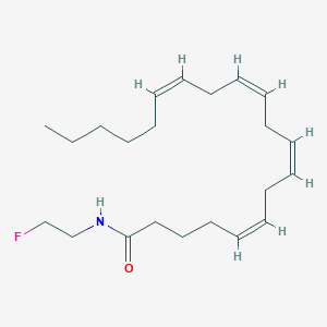 molecular formula C22H36FNO B110076 (5Z,8Z,11Z,14Z)-N-(2-fluoroethyl)icosa-5,8,11,14-tetraenamide CAS No. 166100-37-4