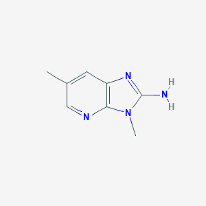 molecular formula C8H10N4 B110077 3,6-Dimethyl-3H-imidazo[4,5-b]pyridin-2-amine CAS No. 155789-84-7