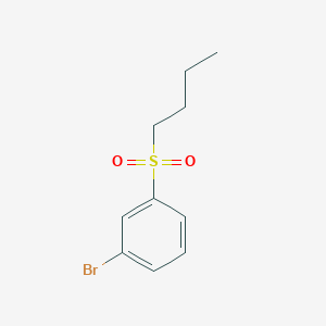 molecular formula C10H13BrO2S B110079 1-Bromo-3-(butane-1-sulfonyl)benzene CAS No. 1215077-78-3