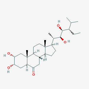 molecular formula C29H50O5 B110088 22S,23S-同向脱落甾酮 CAS No. 83510-06-9