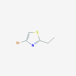 molecular formula C5H6BrNS B110090 4-Bromo-2-ethylthiazole CAS No. 120258-27-7