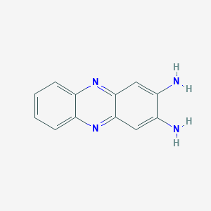 molecular formula C12H10N4 B110097 2,3-Diaminophenazine CAS No. 655-86-7