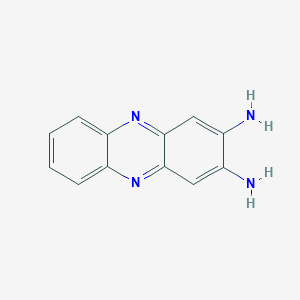 molecular formula C12H10N4 B110097 Phenazine-2,3-diamine CAS No. 655-86-7